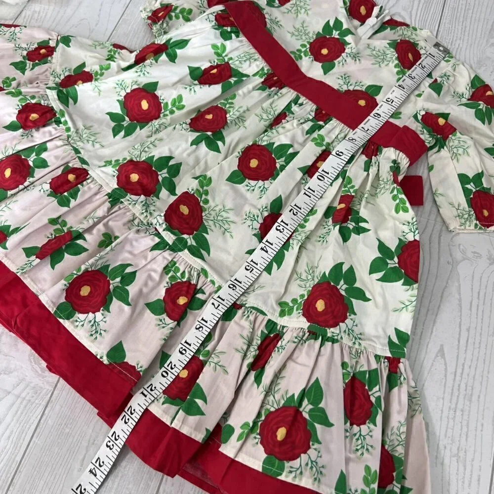 Eleanor Rose Caroline Dress Christmas Roses